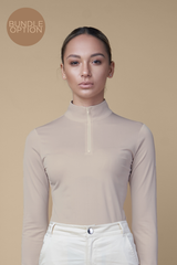 Dew High Neck Long Sleeve Top - [shop_nude_sa]