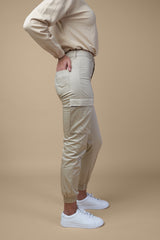 Sand Beige Cargo Trousers - [shop_nude_sa]