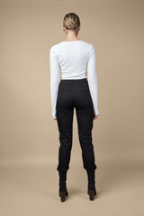 Midnight Black Cargo Trousers - [shop_nude_sa]